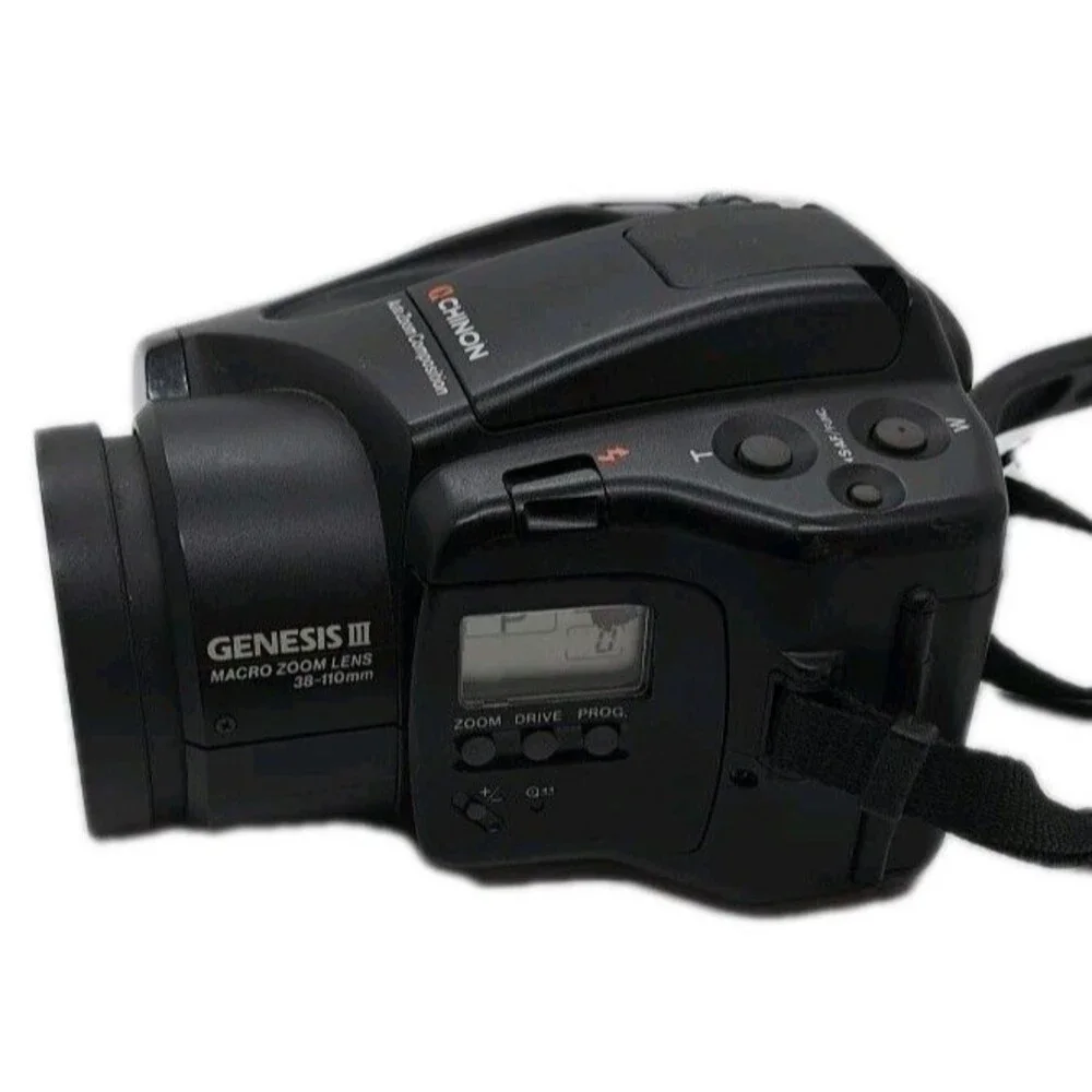 Chinon Genesis III 38-110mm Film Camera - Macro Zoom - Tested Works